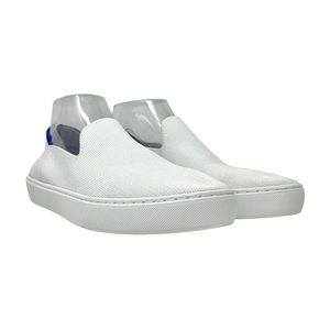 Rothy’s Bright White Slip On Loafers Sneakers Size 9.5